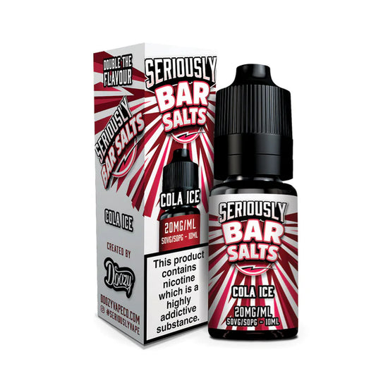 10ml Nic Salt E-liquid by Doozy Seriously Bar Salts