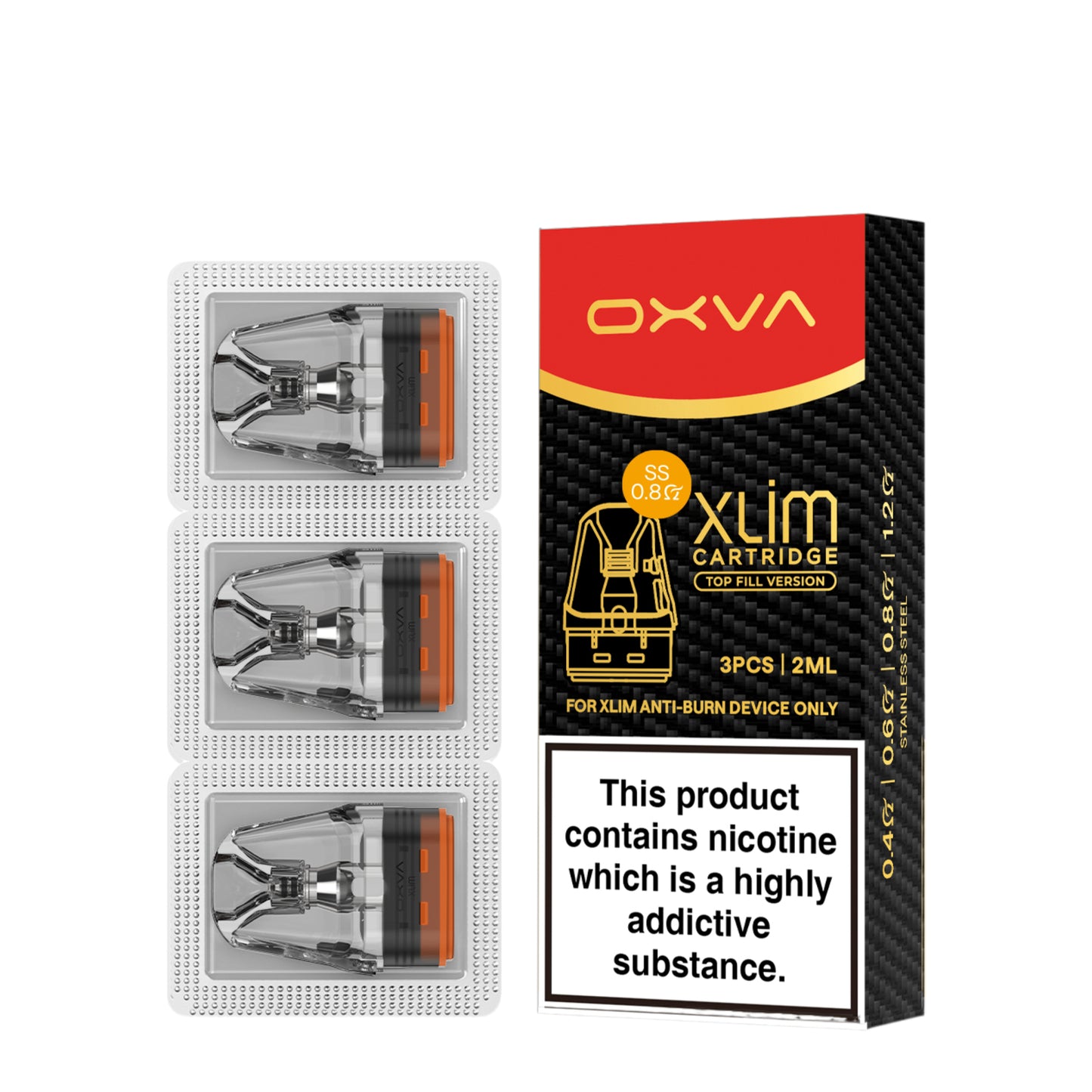 OXVA Xlim Stainless Steel Replacement Pods