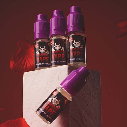 Rhubarb And Custard E-liquid by Vampire Vape