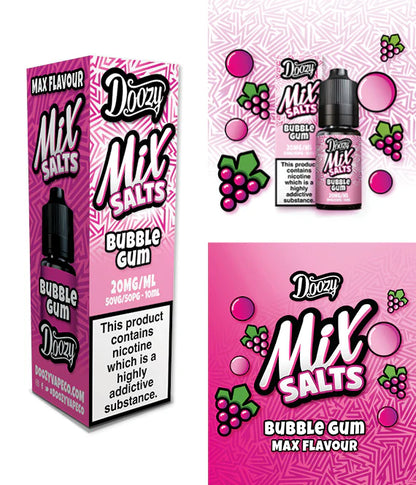 10 Nic Salt E-liquid by Doozy Mix Salts
