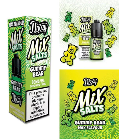 10 Nic Salt E-liquid by Doozy Mix Salts