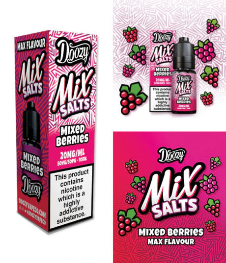 10 Nic Salt E-liquid by Doozy Mix Salts