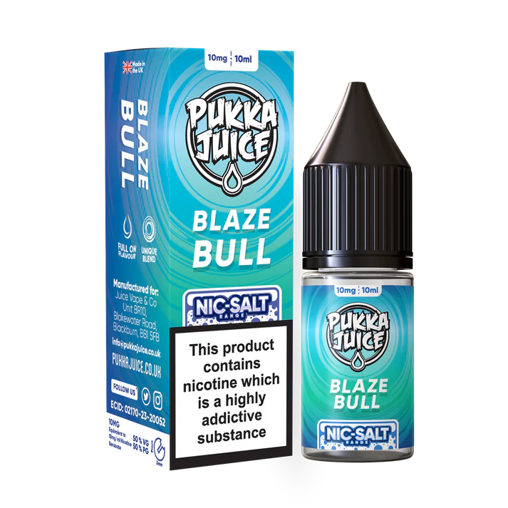 10ml Nic Salt E-liquid by Pukka Juice