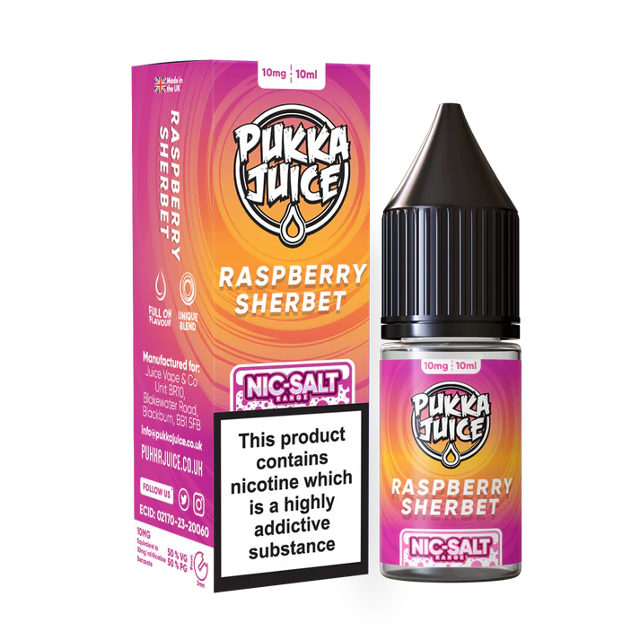 10ml Nic Salt E-liquid by Pukka Juice