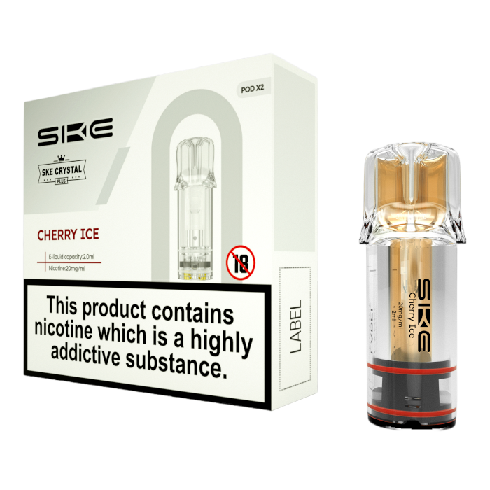 SKE CRYSTAL PLUS CHERRY ICE PREFILLED POD (2 Pack)