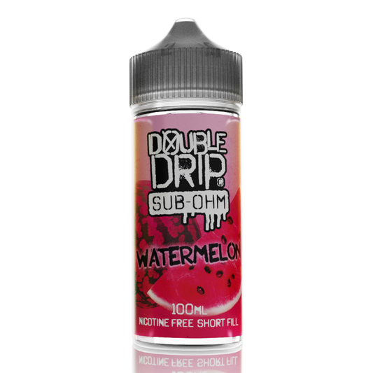 Watermelon 100ml Shortfill E-liquid by Double Drip