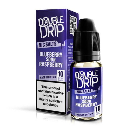 Blueberry Sour Raspberry 100ml Shortfill E-liquid by Double Drip