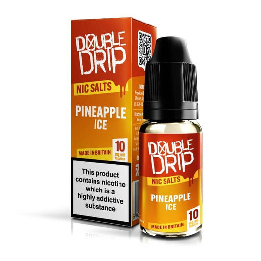 Pineapple Ice 100ml Shortfill E-liquid by Double Drip