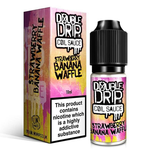 Strawberry Banana Waffle 50ml Shortfill E-liquid by Double Drip
