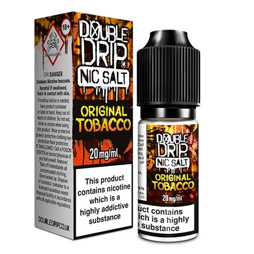 Original Tobacco Nic Salt E-liquid by Double Drip