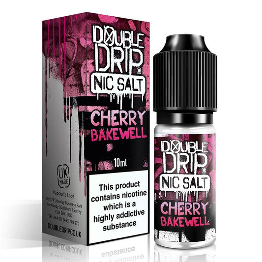 Cherry Bakewell Nic Salt E-liquid by Double Drip