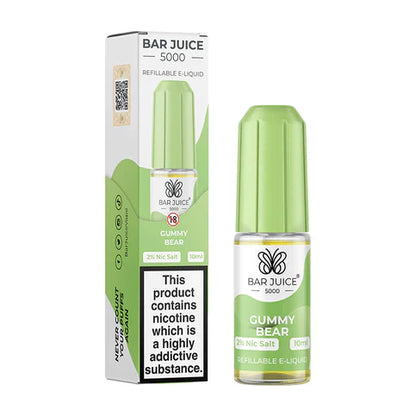 10ml Nic Salt E-liquid By Bar Juice 5000