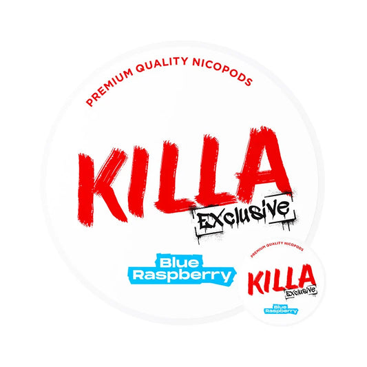 Killa Blue Raspberry Nicotine Pouches