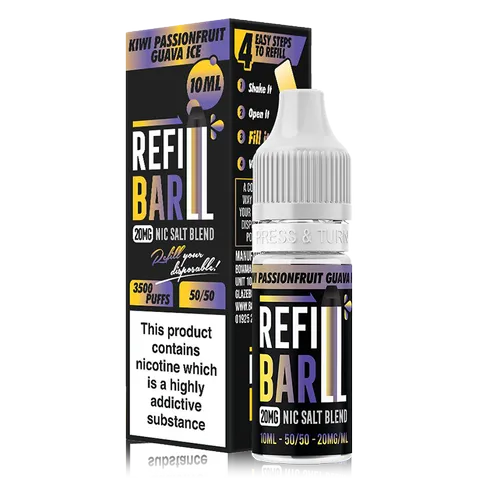 10ml Nic Salt E-Liquid by Refill Bar