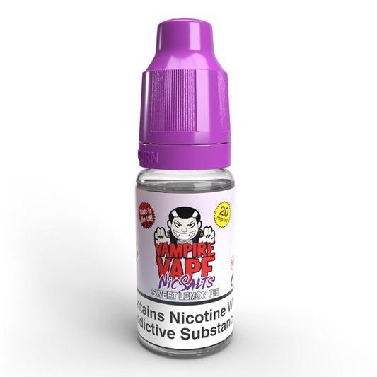 Sweet Lemon Pie Nic Salt E-liquid by Vampire Vape