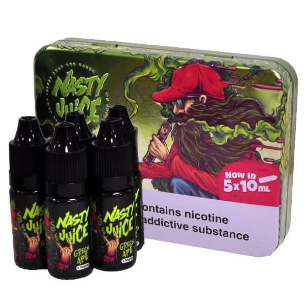 Nasty Juice – Green Ape E-Liquid (50Ml – Low Mint) 5 X10Ml