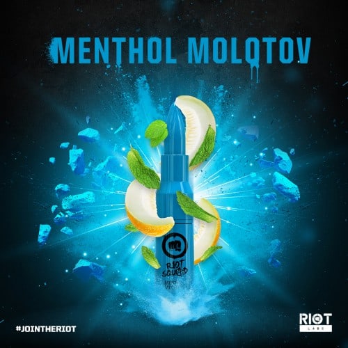 Product Image Of Menthol Molotov 50Ml Shortfill E-Liquid By Riot Squad