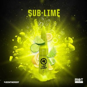 Product Image of Sub Lime 50ml Shortfill E-liquid by Riot Squad