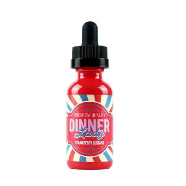 Product Image Of Strawberry Custard 50Ml Shortfill E-Liquid By Dinner Lady