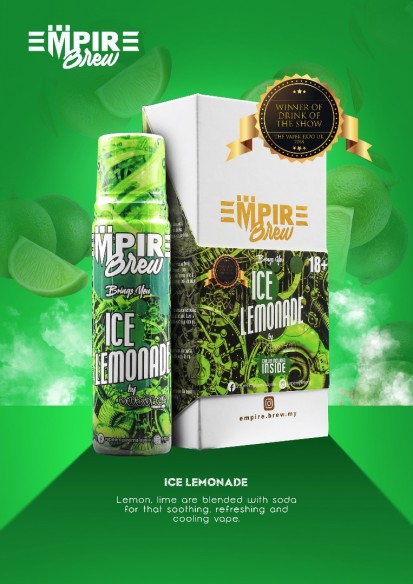 Product Image Of Ice Lemonade 50Ml Shortfill E-Liquid By Empire Brew