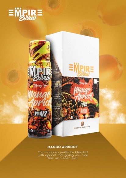 Product Image Of Mango Apricot 50Ml Shortfill E-Liquid By Empire Brew