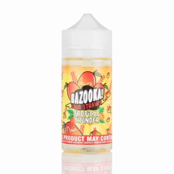 Tropical Thunder By Bazooka – Mango Tango Sour Straws 100Ml