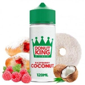 Product Image of Raspberry Coconut 100ml Shortfill E-liquid by Donut King