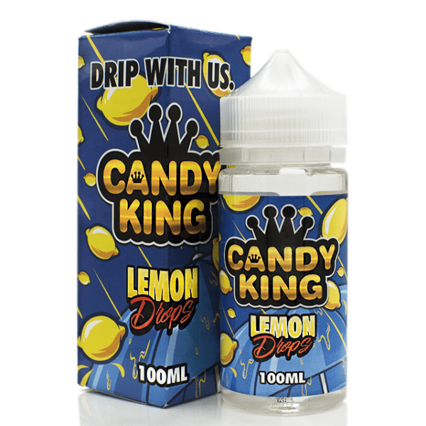 Product Image Of Lemon Drops 100Ml Shortfill E-Liquid By Candy King