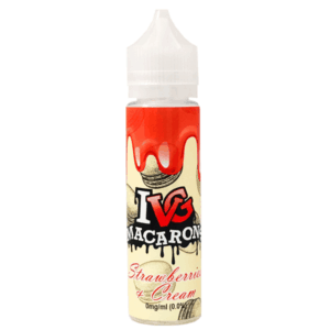 Product Image of STRAWBERRY AND CREAM ELIQUID BY I VG MACARONS