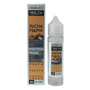 Charlie’s Chalk Dust E Liquid – Pacha Mama Peach, Papaya & Coconut Cream