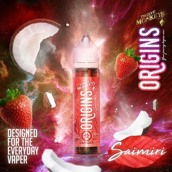 Product Image Of Saimiri 50Ml Shortfill E-Liquid By Twelve Monkeys Origins