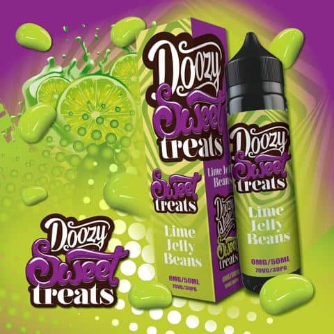 Product Image Of Lime Jelly Beans 50Ml Shortfill E-Liquid By Doozy Sweet Treats