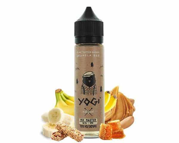 Product Image Of Peanut Butter Banana Granola Bar 50Ml Shortfill E-Liquid By Yogi