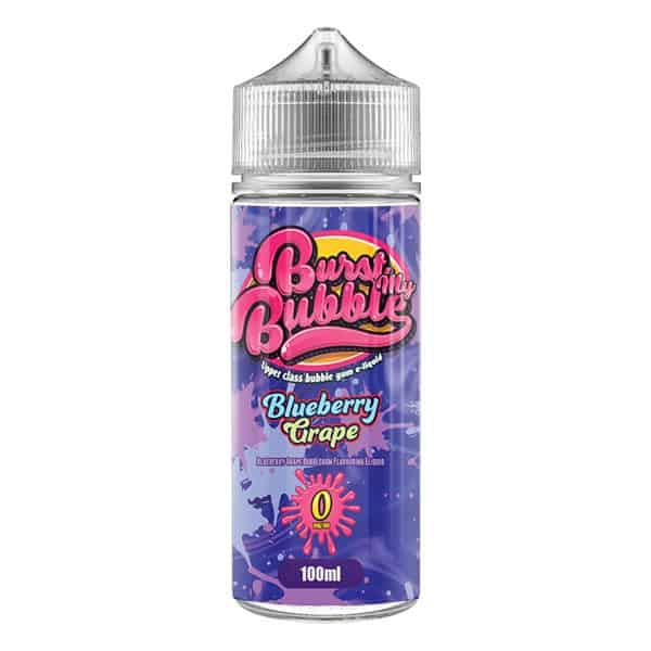 Burst My Bubble Blueberry Grape E-Liquid – 100Ml