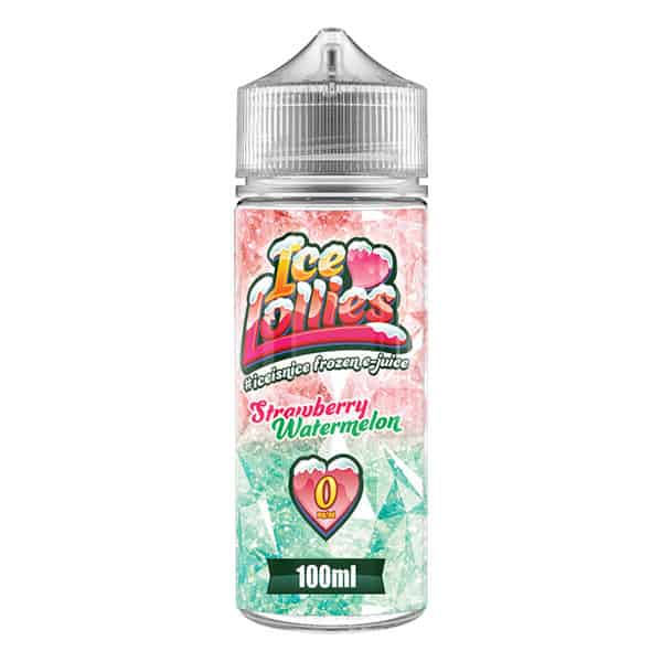 Product Image Of Strawberry Watermelon 100Ml Shortfill E-Liquid By Ice Love Lollies