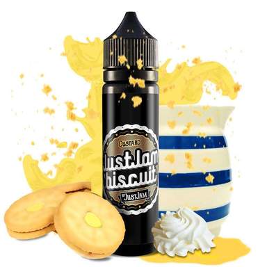 Product Image Of Custard Biscuit 50Ml Shortfill E-Liquid By Just Jam
