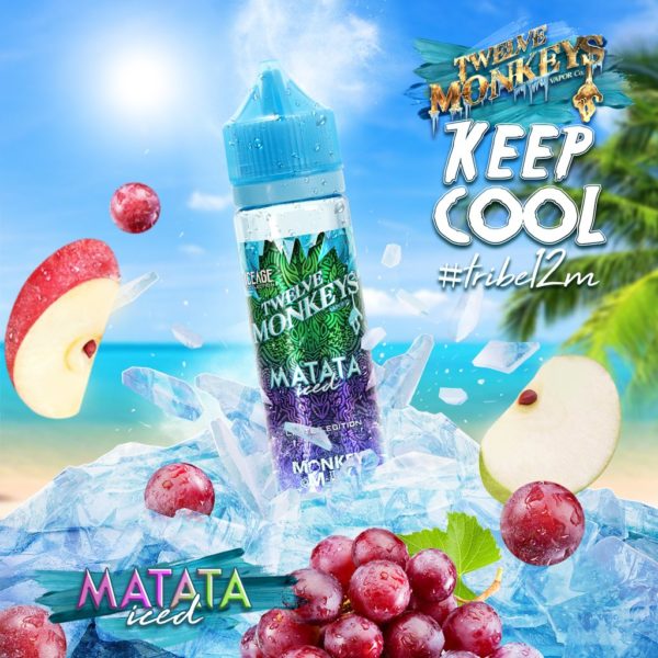 Product Image Of Matata Ice 50Ml Shortfill E-Liquid By Twelve Monkeys