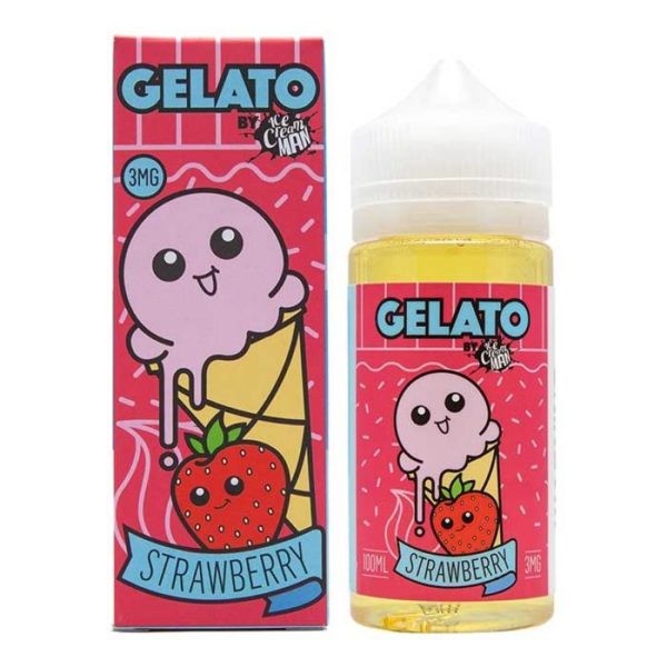 Product Image Of Strawberry Gelato - Ice Cream Man