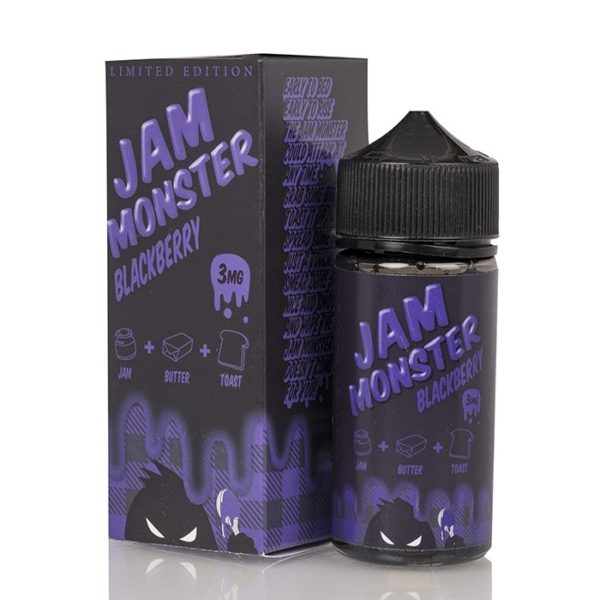 Product Image Of Blackberry 100Ml Shortfill E-Liquid By Jam Monster