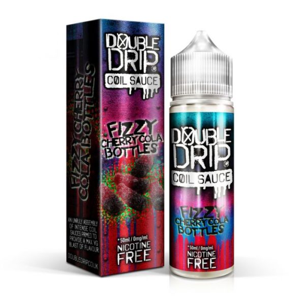 Product Image Of Fizzy Cherry Cola Bottles 50Ml Shortfill E-Liquid By Double Drip