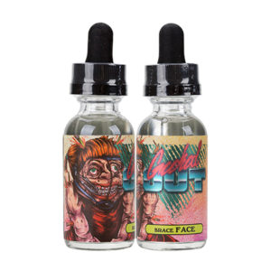 Product Image of Brace Face 50ml Shortfill E-liquid By Bad Drip Geeked Out