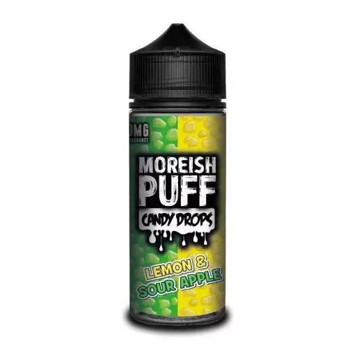 Product Image Of Lemon &Amp; Sour Apple 100Ml Shortfill E-Liquid By Moreish Puff Candy Drops