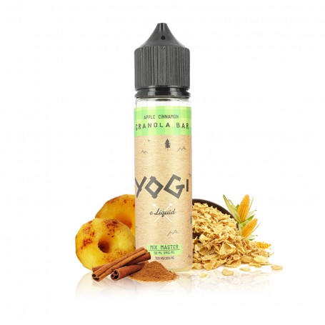 Product Image Of Apple Cinnamon Granola Bar 50Ml Shortfill E-Liquid By Yogi