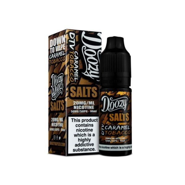 Doozy Salts – Caramel Tobacco 20Mg 10Ml