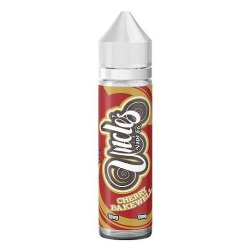 Product Image Of Cherry Bakewell 50Ml Shortfill E-Liquid By Uncles Vape Co