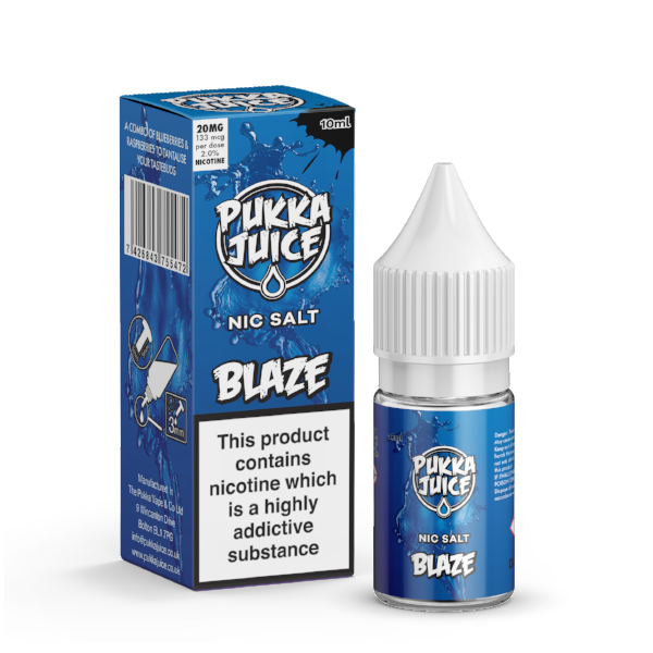 Product Image Of Blaze Nic Salt E-Liquid By Pukka Juice