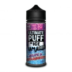 Product Image of Grape & Strawberry 100ml Shortfill E-liquid by Ultimate Puff on Ice