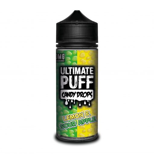 Product Image Of Lemon &Amp; Sour Apple 100Ml Shortfill E-Liquid By Ultimate Puff Candy Drops