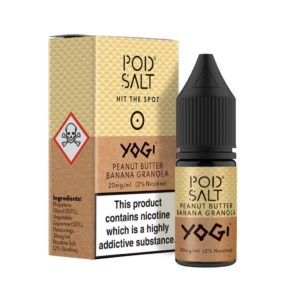 Pod Salt – Yogi Peanut Butter Granola Nicotine Salt E-Liquid