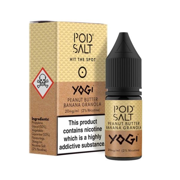 Product Image Of Yogi Peanut Butter Granola Nic Salt E-Liquid By Pod Salt